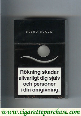 Blend cigarettes Black Sweden